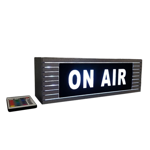 On Air Studio LED Neon Light Sign Control Remoto Video Studio Con Cable Sunnimix en señal de aire