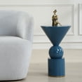 thumbnail image 2 of Uttermost Trig Blue Accent Table, 2 of 4