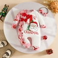 thumbnail image 2 of HCNTES Baby Girl Christmas Outfit Romper Pants Set Fall Winter Clothes First Christmas Outfits(G162-Red,0-3 Months), 2 of 9