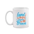 thumbnail image 2 of Land Of The Free Quote Mug - Image by Shutterstock,, 2 of 4