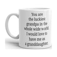 thumbnail image 3 of You Are The Luckiest Grandpa Coffee Tea Ceramic Mug Office Work Cup Gift, 3 of 3