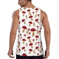 thumbnail image 6 of Rocae Red Mushroom for Men's Workout Tank Top Men's Running Tank Top Dry Fit Athletic Workout Tank TopsSmall, 6 of 9