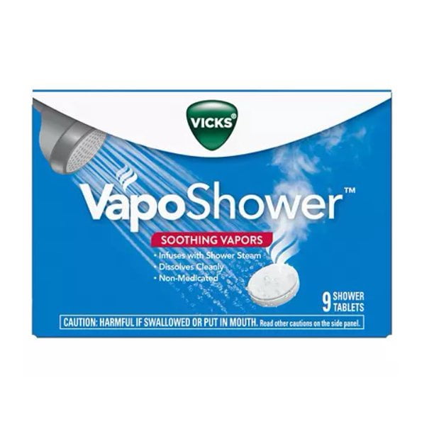 Vicks VapoShower, Shower Tablet, Shower Bomb, Aromatherapy Vapors (9 ct