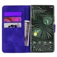 thumbnail image 6 of Allytech Case for Google Pixel 6 Pro Case, Premium PU Leather Slim Fit Credit Cards Holder Kickstand Shockproof Protective TPU Back Cover Wallet Case for Google Pixel 6 Pro, Purple, 6 of 6
