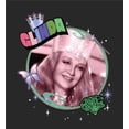 thumbnail image 5 of Wizard Of Oz Glinda
 Women's Black Crew Neck Short Sleeve Crop Tee-XXL, 5 of 5