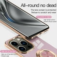 thumbnail image 5 of Allytech Plating Phone Case for iPhone 14 Plus/Max, Silicone TPU Shockproof Bumper Corner Protection Ring Holder Stand Electroplate Cover Astronaut Case for Apple iPhone 14Max/14Plus 6.7-inch, Black, 5 of 9