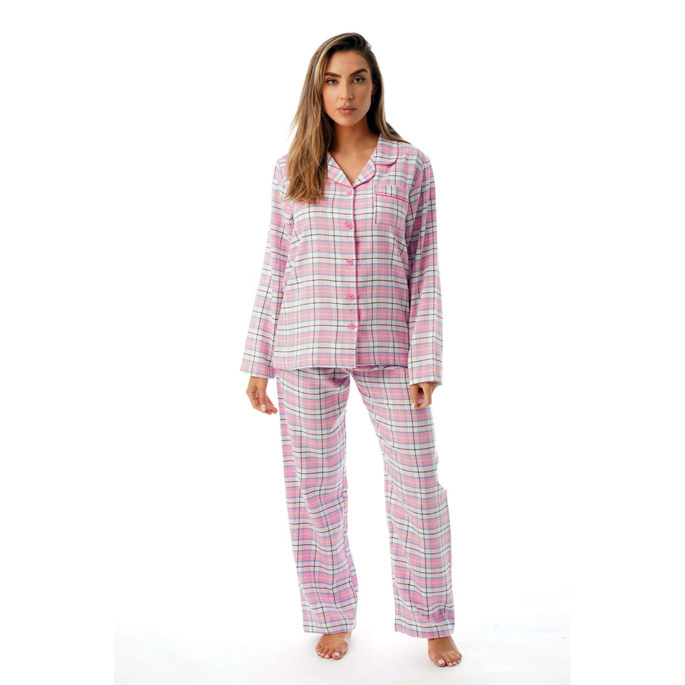 Just Love Long Sleeve Flannel Pajama Sets For Women 6760 10359 X Large