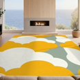thumbnail image 2 of Design&I 8'x10' Washable Area Rug Sleek Flatweave Pet Friendly Motif Minimalist Block Large Classroom Playroom Abstract Plush Refined for King Size Bedroom, Under Bed, 2 of 7