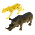 thumbnail image 4 of 8 Piezas de Plástico Zoo Animal Modelo Juguete Educativo Partido Bolsa Rellenos Sunnimix Figura de juguete para niños, 4 of 8