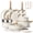 26-Piece white, variant on Carote 21 Pcs Nonstick Cookware Set, Pots and Pans Set with Detachable Handles, Oven/Dishwasher Safe, Stackable Kitchen Cooking Set, White Granite.
