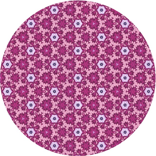 Ahgly Tapis d'Intérieur Lavable en Machine Carré Transitionnel Moyen Violet Rouge Rose, 3 Pieds Carré
