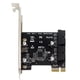 thumbnail image 1 of Adaptador PCIe X1 USB 3.0 Wdftyju para PC de escritorio deflector alto, 1 of 9