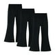 thumbnail image 2 of Pantalones largos, pantalones acampanados para niñas, pantalones de cintura alta, pantalones largos deportivos de otoño para niñas de talla mediana, pantalones para niñas, 2 of 9