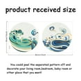 thumbnail image 2 of 1pc PVC Wall Stickers Wall Decoration Wave Pattern 390x800mm 1pc, 2 of 6