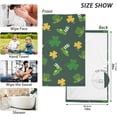 thumbnail image 3 of GZHJMY St. Patrick's Day Cotton Hand Towel Super Soft and High Absorbent Bath Towel Fast Drying Hand Towel for Home Bathroom Gym Hotel Yoga (2 Pack),16 x 28 inch Washcloths, 3 of 7