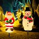 thumbnail image 5 of Luces de Navidad para exteriores, luces de camino de paisaje en forma de Papá Noel, decoración de luces navideñas para patio, porche, 1 Uds., 5 of 5