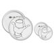 thumbnail image 1 of El budismo mano taza linea de dibujo Patron Insignia insignia botón diseño conjunto, 1 of 3