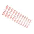 thumbnail image 2 of ZheElen Fake Nail Set French Style Scratch Resistant Press-on Fingernails Full Cover Removable for Trimble Adjustable Manicure Stickers Type 9 1Set, 2 of 6