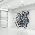 thumbnail image 2 of Delta Heavy Duty Track Rack Wall Mount Bike Rack - 6-Bike, Silver, 2 of 7