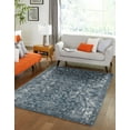 thumbnail image 5 of Unique Loom Portland Collection Area Rug - Albany (9' x 12' Rectangle Blue/Ivory), 5 of 11