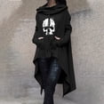 thumbnail image 1 of Puntoco Mujer Tallas Grandes Casual Manga Larga Suelta Impreso Tops Medianos y Largos Sudaderas con Capucha Blusa de Mujer Puntoco Puntoco-2406, 1 of 5