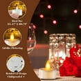 thumbnail image 6 of 12PCS LED Tealight Candles with Remote Timer, Battery Operated Flameless Tea Light Candles, Fake Flickering Votive Candles for Home Centerpiece Table, Anniversary, Halloween, Valentines Day Decor, 6 of 12
