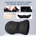thumbnail image 2 of Almohada Lumbar,Soporte Lumbar para Silla de Oficina,Cojín Lumbar de Espuma Memory Foam para Aliviar el Dolor, Cojin para Coxis y Ciatica Lumbar para Camas, Asientos de Coche, Oficinas, Sillas Gaming, 2 of 6