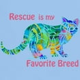 thumbnail image 3 of CafePress - RESCUE Is Favorite Breed CATS Light T Shirt - Light T-Shirt - CP, 3 of 4