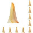 thumbnail image 2 of Guardurnaity Mantón degradado Universal para mujer, bufanda portátil a la moda, pañuelo, bufandas, accesorio decorativo para fiestas, viajes al Naranja amarillo 10piezas, 2 of 6
