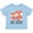 AE-Light Blue, variant on Fox | Big Sister Girls Toddler T-Shirt