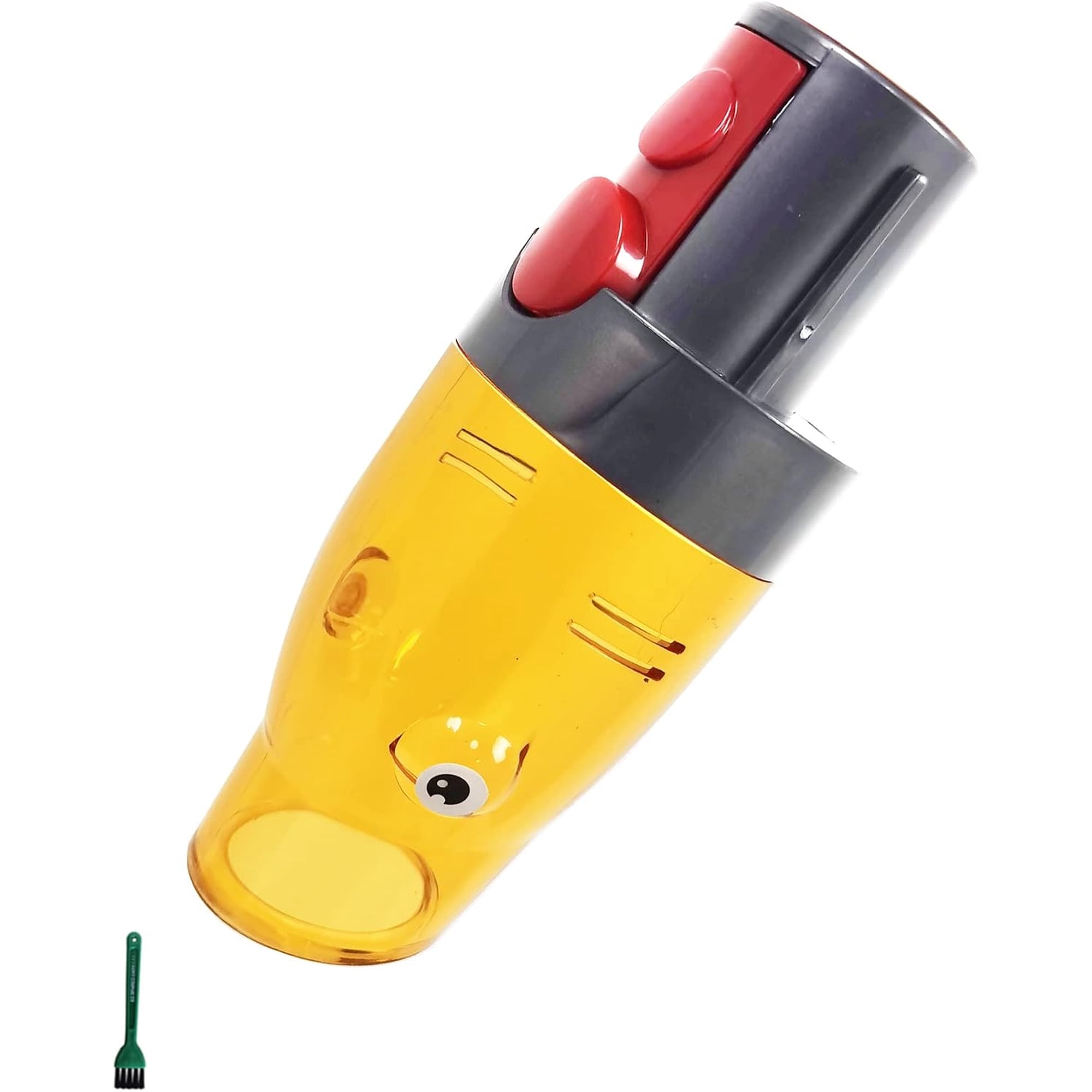 Quick Suction Adapter for Dy*son V7 V8 V10 V11 V12 V15 and Slim Vacuum, Hose Tip Attachment, High-Flow for Tight Spaces, Yellow
