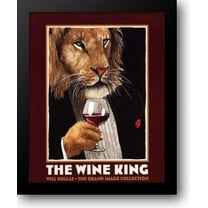 The Wine King 20x24 Framed Art Print by Bullas, Will