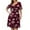 Color (5), variant on VERABENDI Women's Plus Size Dresses Short Sleeve Knee Length Casual Sexy V-Neck Dress with Pockets, L-4X
