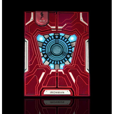 Iron Man MK33 (Red Gilded) Playing Cards by Card Mafia