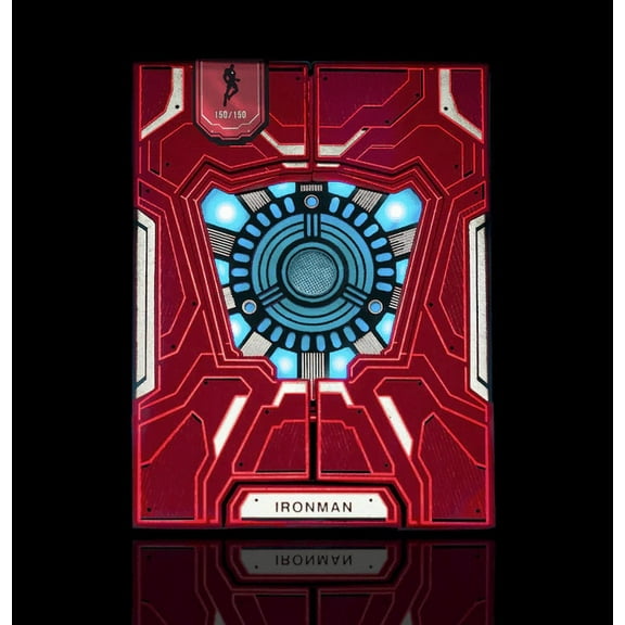 Iron Man MK33 (Red Gilded) Playing Cards by Card Mafia