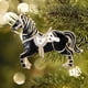 thumbnail image 4 of Adornos navideños con forma de caballo Decoración colgante con brillantes en forma de caballo Adorno acrílico para el árbol de Navidad para fiestas de invierno y Navidad Decoración para el hogar, 4 of 7