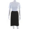 Escada Womens New With Tags Lined Straight Pencil Skirt Brown Size 46
