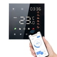 thumbnail image 1 of Riwcyla Smart WiFi Thermostat Voice Control 3A Digital Programmable LCD Display Touchscreen Underfloor Heating Temperature Controller Digital Intelligent Wall Thermostat for Water Heating Compatibl, 1 of 6