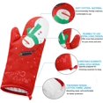 thumbnail image 2 of Oven Mitts and Potholders BBQ Gloves-Oven Mitts and Pot Holders with Recycled Infill Silicone Non-Slip Cooking Gloves for Cooking Baking Grilling (4-Piece Set,Yellow), 2 of 7