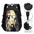 thumbnail image 3 of Goofa The Nightmare Before Christmas Pattern USB Backpack with Charging Port - Large Capacity Travel Backpack , Computer Backpack , Multi-Pocket Laptop Backpack, 3 of 7
