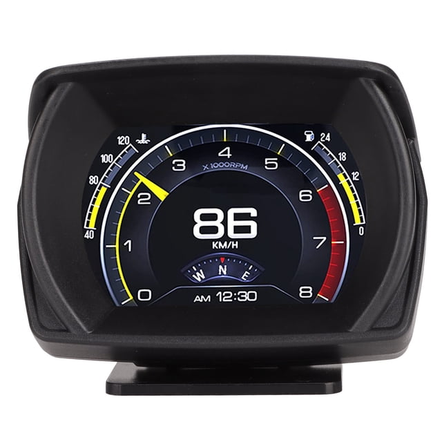 Car HUD HD HUD Gauge Sensitive OBD Easy Installation Safe Driving For OBD II Compact Car