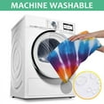 thumbnail image 6 of Rainbow Tie Dye Sunburst Square Tablecloth,Waterproof Square Table Cover,Wipeable Spillproof Washable Table Cover for Home Kitchen Party Decor 42"X42"(107x107cm), 6 of 6