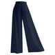 thumbnail image 4 of Pantalones casuales de lino con cintura elástica, modernos y casuales, para mujer., 4 of 4