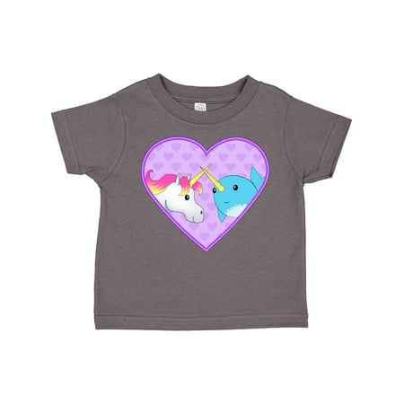 

Inktastic Unicorn and Narwhal Cute Couple Gift Toddler Boy or Toddler Girl T-Shirt