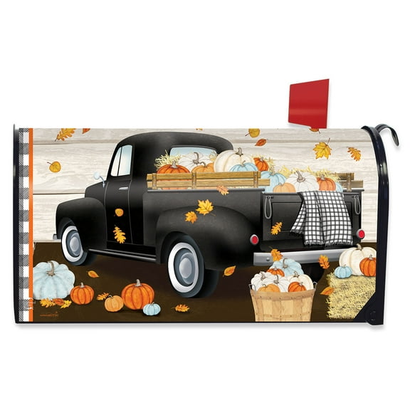 Briarwood Lane Welcome Fall Black Truck Mailbox Cover