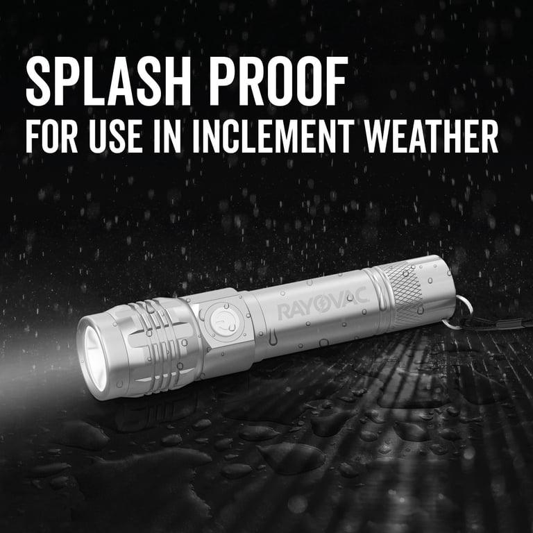 Rayovac 300 Lumen Metal Rechargeable LED Flashlight photo 5