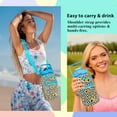 thumbnail image 2 of 64 oz Water Bottle with Straw Sleeve & Strap Motivational BPA Free Half Gallon Water Jug with Handle for Gym Women Men Aesthetic Water Bottle with Strap Sunflower, 2 of 6