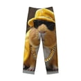thumbnail image 5 of Balery Heavy Metal Style Guinea Pig print Men's Pajama Pants,Ultra Lightweight Pjs,Lounge Pant-Large, 5 of 9