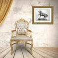 thumbnail image 3 of Stellar Design Studio 24x20 Gold Ornate Wood Framed with Double Matting Museum Art Print Titled - Roman Horse Statue 2, 3 of 4