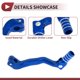 thumbnail image 3 of Palanca de cambio de motocicleta plegable para Bosuer M4, palanca de cambio de pedal azul tono plateado 1 Pc, 3 of 6